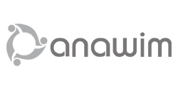 anawim-realizzazione-siti-web Il logo di Anawim di Riccardo Siccardi. con un cerchio attorno al quale tre persone stilizzate si prendono cura l'una dell'altra